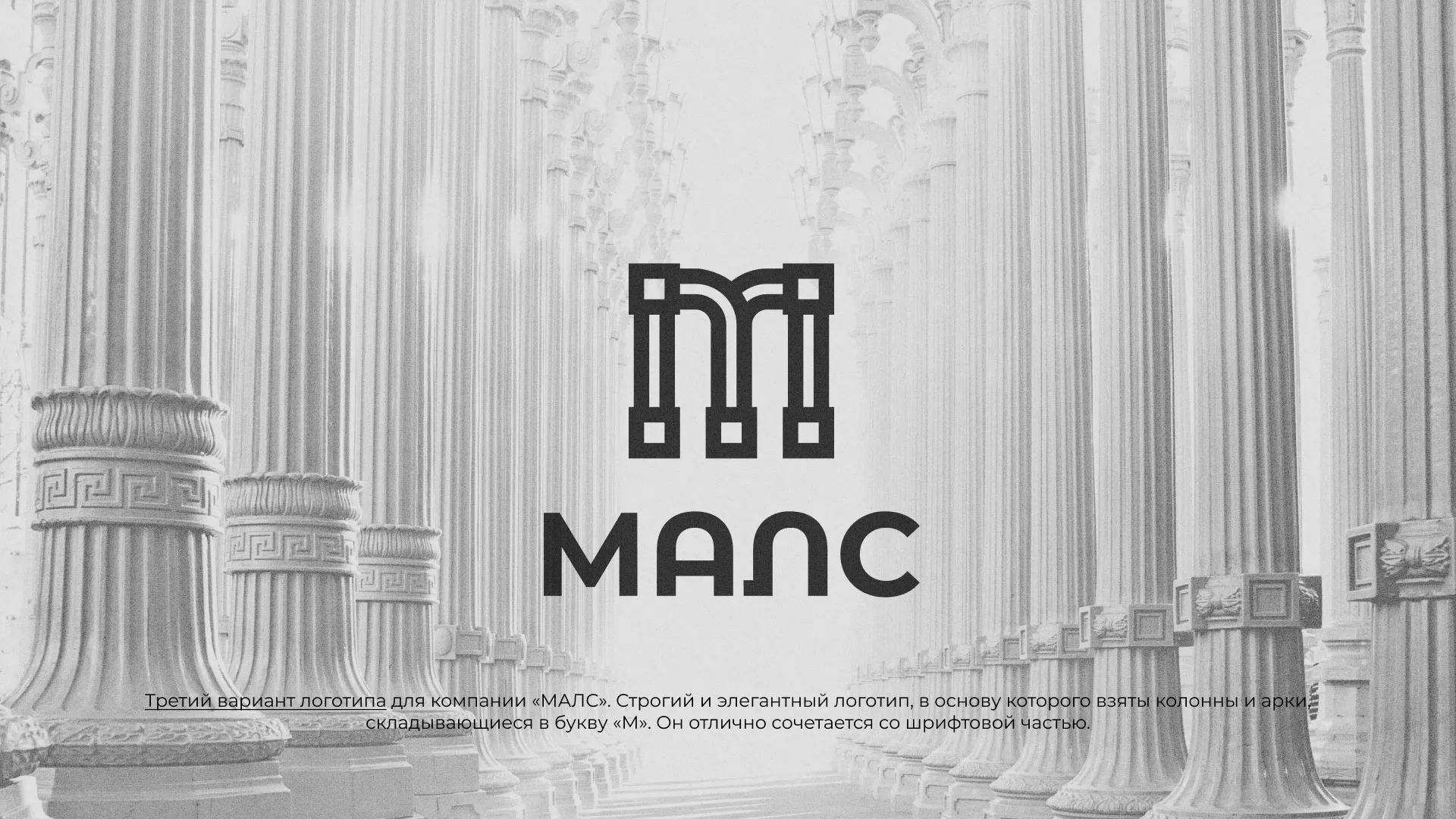 Разработка логотипа компании «МАЛС» в Арамиле