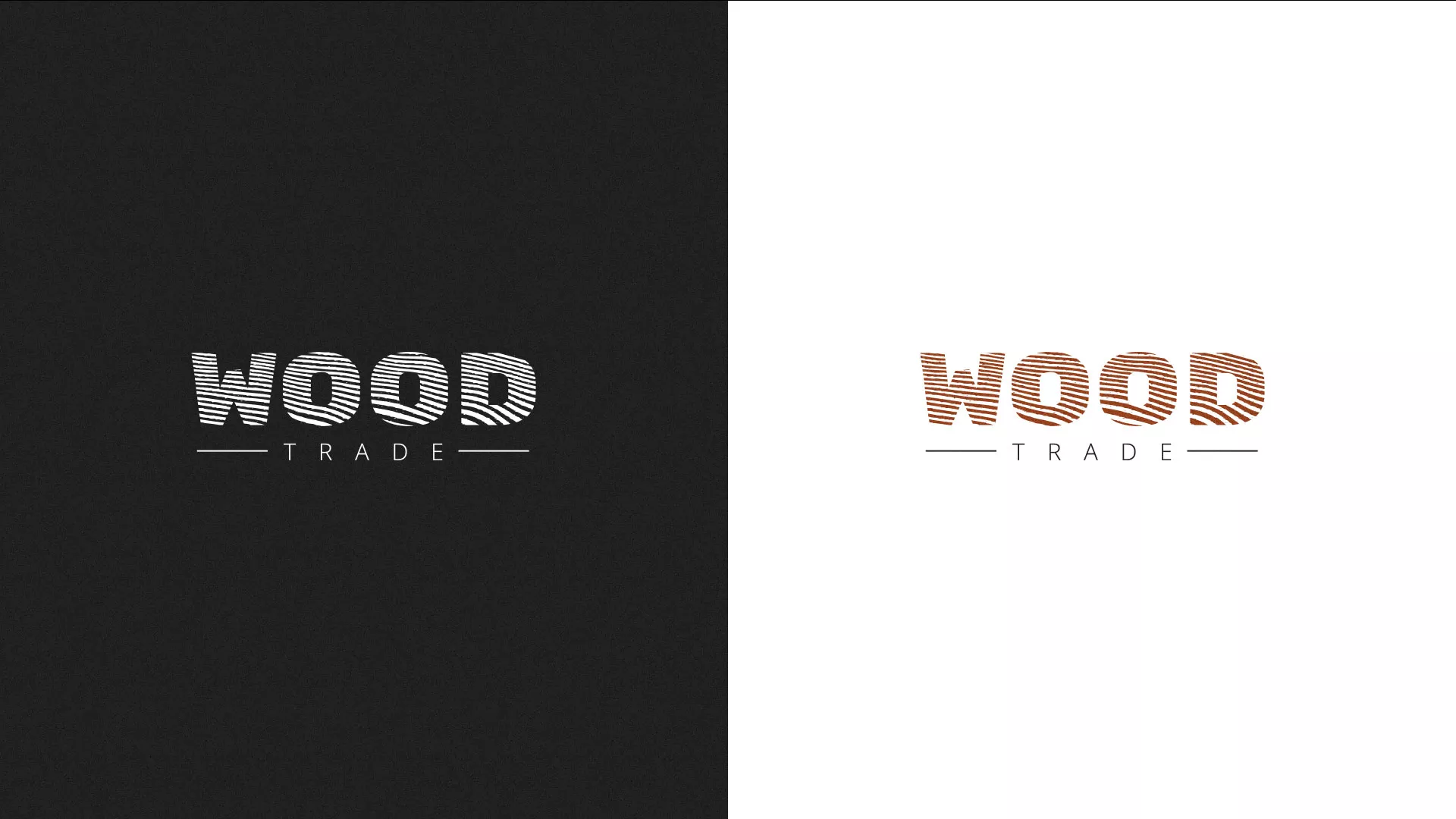 Разработка логотипа для компании «Wood Trade» в Арамиле